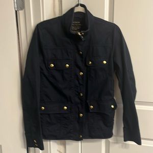 J.Crew Navy blue Cargo Jacket size Small
